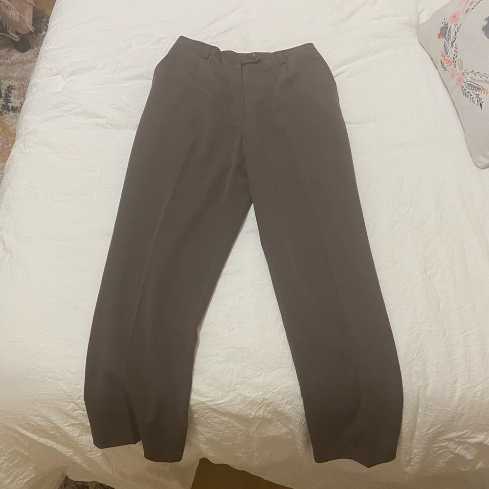 Brown dress pants